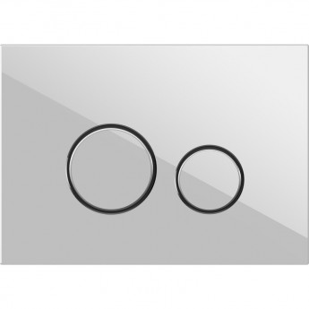 Кнопка CERSANIT TWINS для LINK PRO/VECTOR/LINK/HI-TEC стекло белый