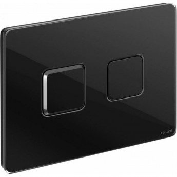 Кнопка CERSANIT ACCENTO SQUARE для AQUA 50 пневматическая стекло черный Кнопка CERSANIT ACCENTO SQUARE для AQUA 50 пневматическая стекло черный