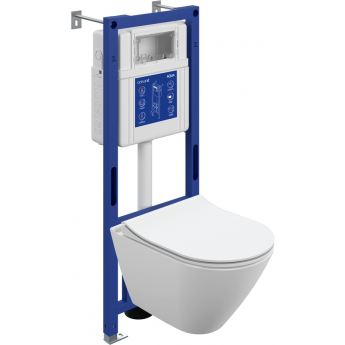 Комплект CERSANIT CITY SMART DPL EO slim инсталляция AQUA 40 SMART M LP
