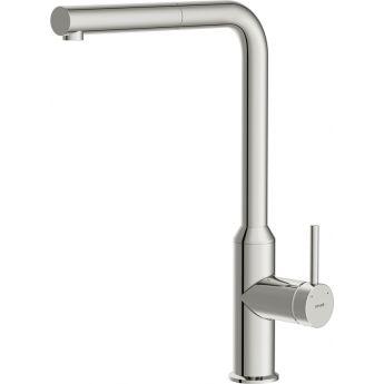 Смеситель CERSANIT для кухни FLAVIS однорычажный с выдвижным изливом, хром